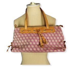 Dooney & Bourke Shoulder Bag Leather trimmed Logo